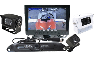 RS 7” QUAD Dash Mount Reversing 4 Camera System