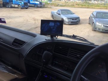Truck & Heavy Machinery reversing camera monitor Installations