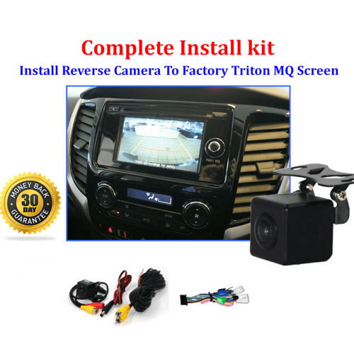 RS-Reverse Camera NTSC Kit for Mitsubishi Triton MQ OEM Factory Screen 2016 to 2019