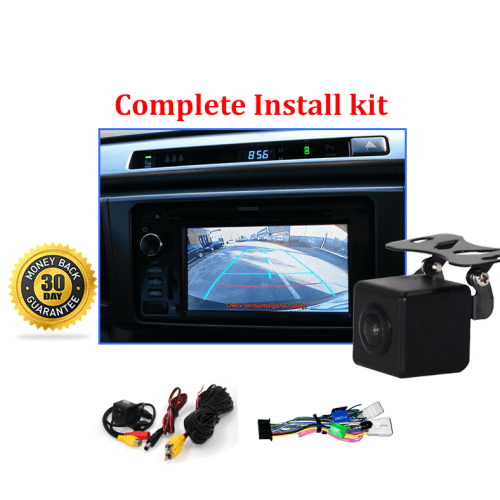 RS-Reverse Camera NTSC Kit for Toyota RAV4 OEM Factory Screen 2013 to 2018