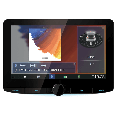 Kenwood DMX9720XDS HD Display 10.1 inch Floating Multimedia Apple CarPlay Android Auto DAB