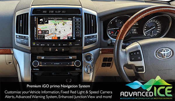 Toyota VX/Sahara Premium Navigation System With Hema 4WD Nav (NAV-LC1-P1H)