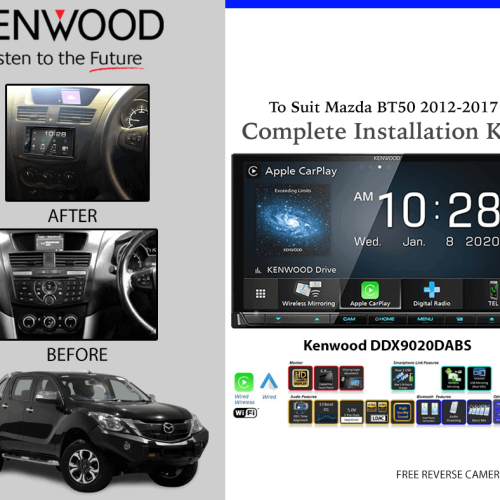 Kenwood DDX9020DABS for Mazda BT50 2012-2017 – Car Stereo Upgrade