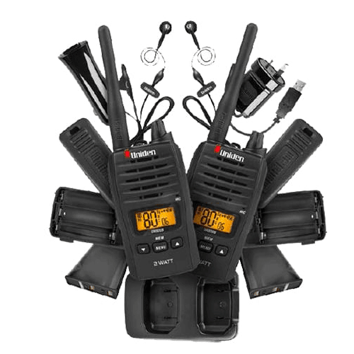UNIDEN UH820S-2 2W UHF H-Held Twin Pack