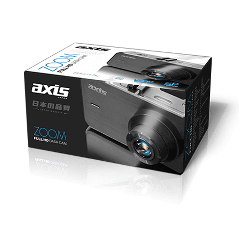 AXIS ZOOM Full HD 1080p Dash Cam