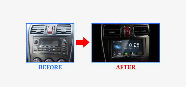 Kenwood DDX9020DABS for Subaru XV 2012-2015 Car Stereo Upgrade