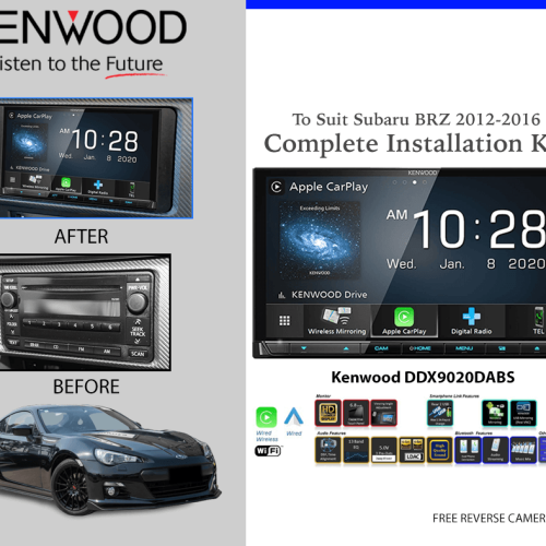Kenwood DDX9020DABS for Subaru BRZ 2012-2016 Car Stereo Upgrade