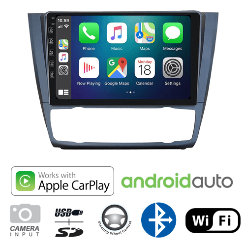 To Suit BMW 1 Series E87 Auto A/C 9-inch Head Unit Replacement