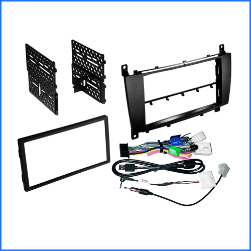 Head Unit Installation Kit For Mercedes CLK 2005-2008 Amplified