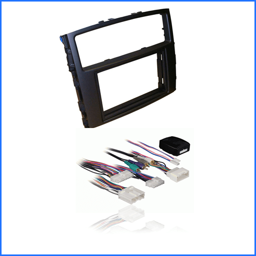 Head Unit Installation Kit For Mitsubishi Pajero 2014-Onwards (NS-NT-NW) Rockford Amplifier Interface
