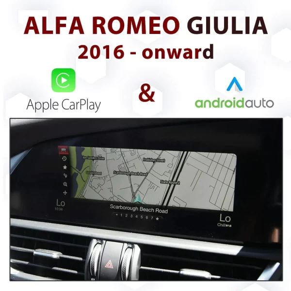 Alfa Romeo Giulia 952 APIX iDrive – Android Auto & Apple CarPlay Integration