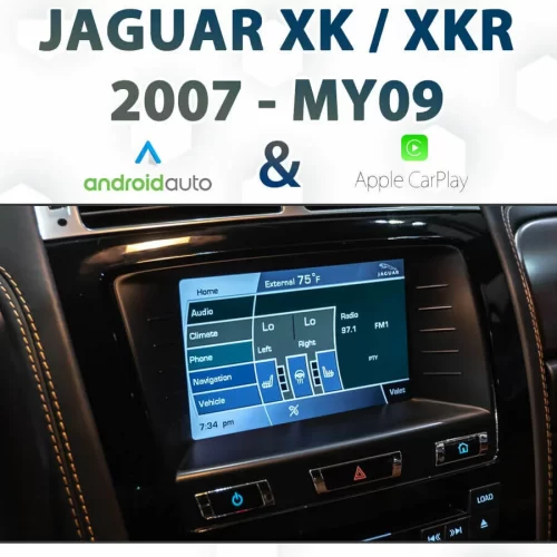 Jaguar XK/XKR (2007-MY09) X150 – Apple CarPlay & Android Auto Integration
