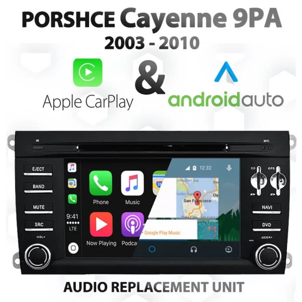 [2003-2010] Porsche Cayenne – 6.8″ Touch Apple CarPlay & Android Auto Infotainment audio unit