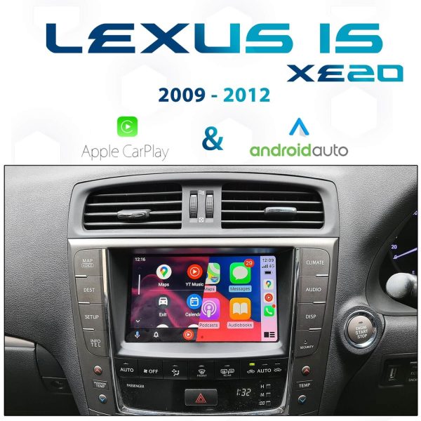 [2009-2012] Lexus IS XE20 – Apple CarPlay & Android Auto Integration