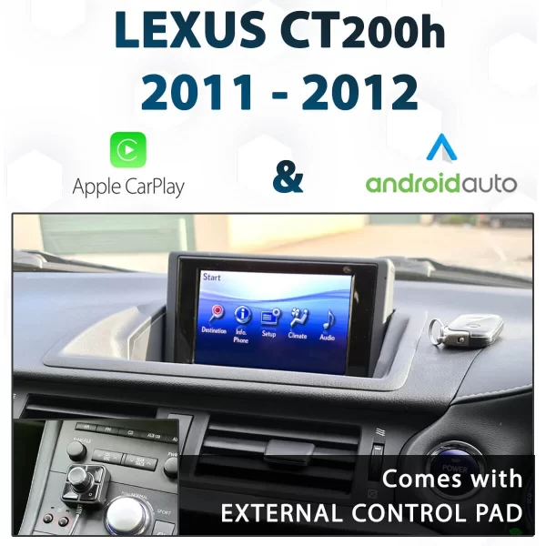[2011-2012]Lexus CT200h – Apple CarPlay & Android Auto Integration