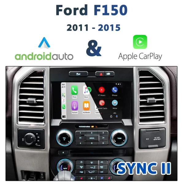 [2012-2015] Ford F150 Sync 2 – Apple CarPlay & Android Auto