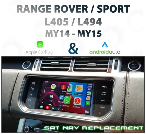 [2013-15] Range Rover / Sports – IAM2 Apple CarPlay & Android Auto Integration L494 L405