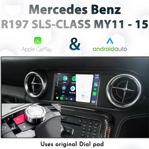 Mercedes Benz SLS-Class – Dial control Apple CarPlay & Android Auto – NTG4.5