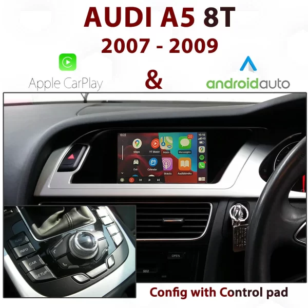 Audi A5 8T 2007-2009 2G MMi [DIAL] – MMi Controlled Apple CarPlay Integration