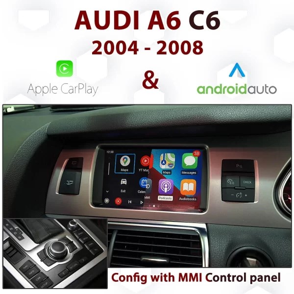 Audi C6 A6 [DIAL] – Apple CarPlay & Android Auto Integration