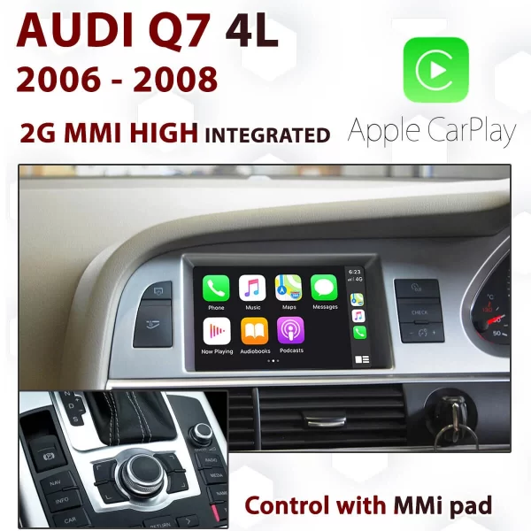 Audi Q7 4M 2G MMI HIGH [Dial] – Apple CarPlay & Android Auto Integration