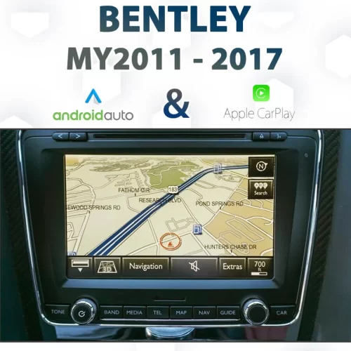 Bentley Continental [2011-2018] – Apple CarPlay & Android Auto Integration