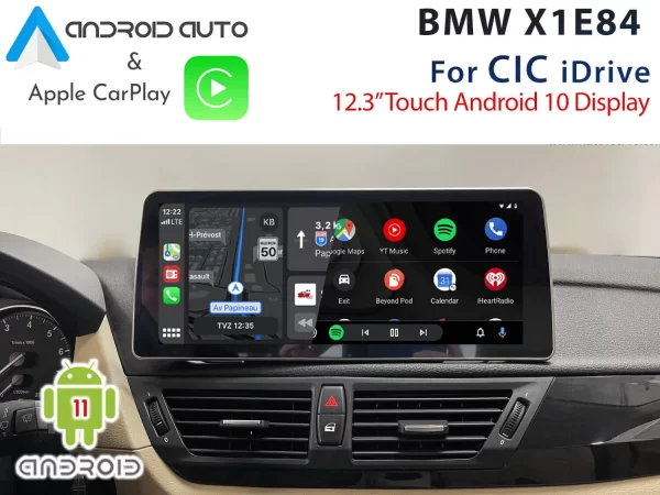 BMW E84 X1 – 12.3″ Touch Android 11 Display + CarPlay & Android Auto
