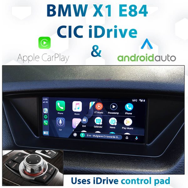 BMW E84 X1 Series LCI – CIC iDrive Apple CarPlay & Android Auto Integration