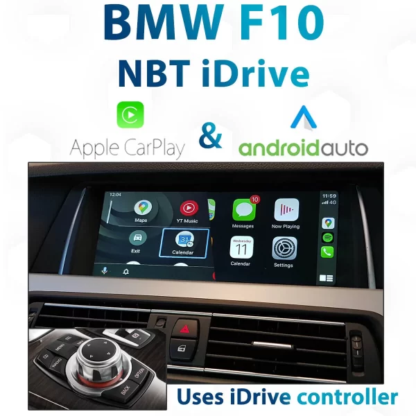 BMW F10 5 Series – NBT iDrive Apple CarPlay & Android Auto