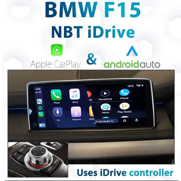 BMW F15 X5 Series – iDrive NBT Apple CarPlay & Android Auto Integration