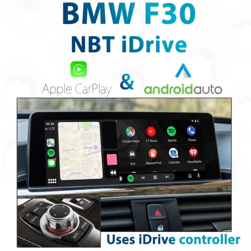 BMW F30 3 Series – iDrive NBT ID4 Apple CarPlay & Android Auto Integration kit