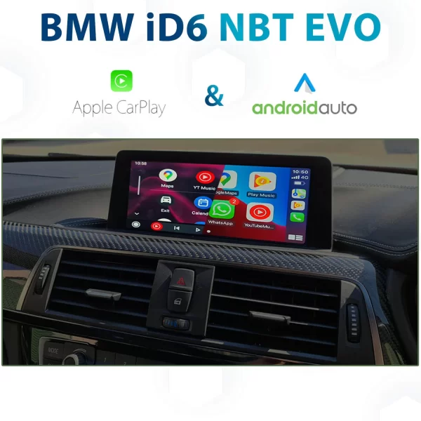 BMW ID6 NBT EVO iDrive – Apple CarPlay & Android Auto Integration