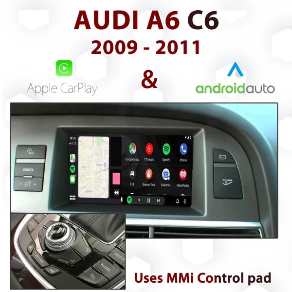 Audi A6 C6 3G MMI [DIAL] – Apple CarPlay & Android Auto Integration