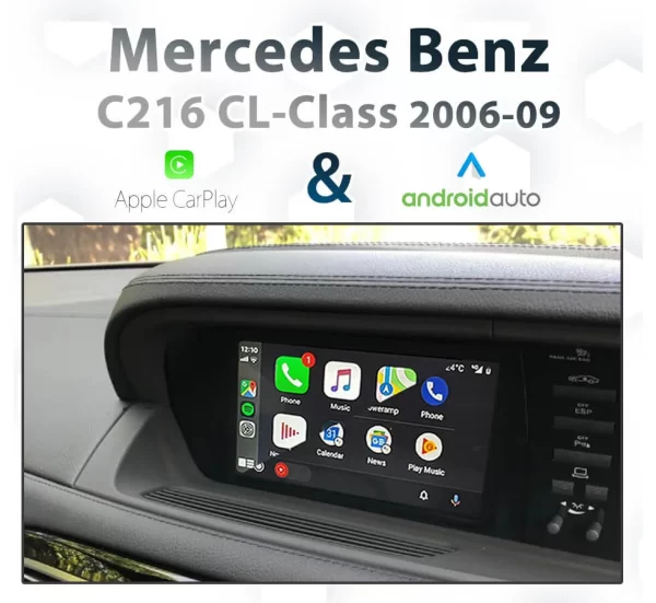 [DIAL] Mercedes Benz CL-Class C216 2006 – 2009 NTG4 – Apple CarPlay & Android Auto Integration