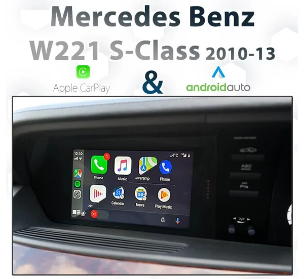 [DIAL] Mercedes Benz S-Class W221 2010 – 2013 NTG4 – Apple CarPlay & Android Auto Integration
