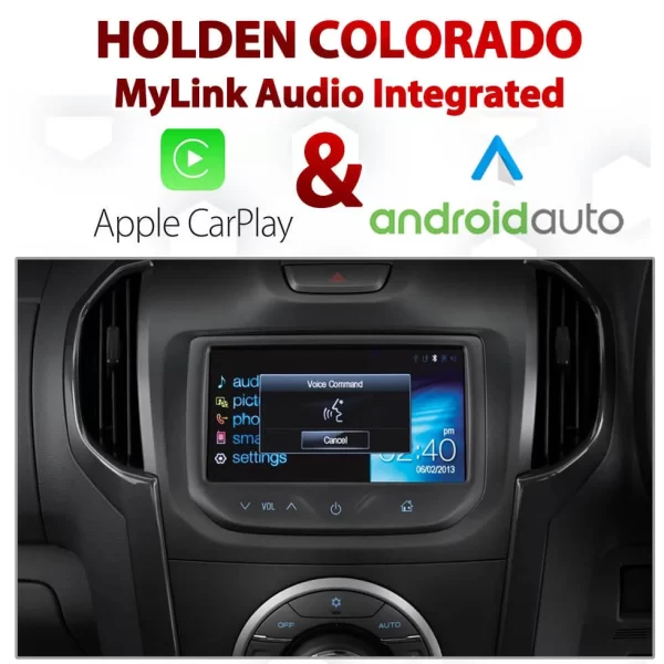 Holden Colorado RG 2014-2016 MyLink Integrated Android Auto & Apple CarPlay Package Kit