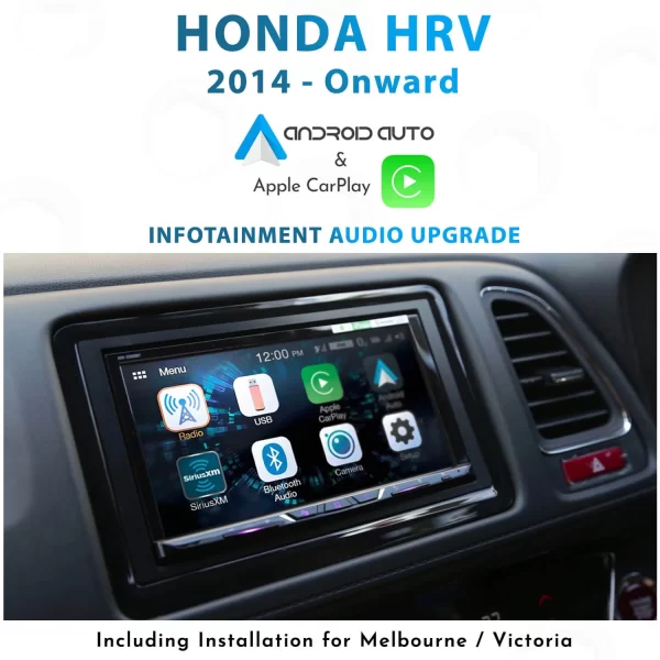 HONDA HRV – Apple CarPlay & Android Auto audio Upgrade