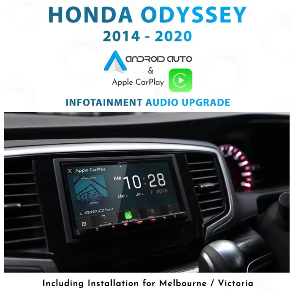 HONDA Odyssey- Apple CarPlay & Android Auto audio Upgrade