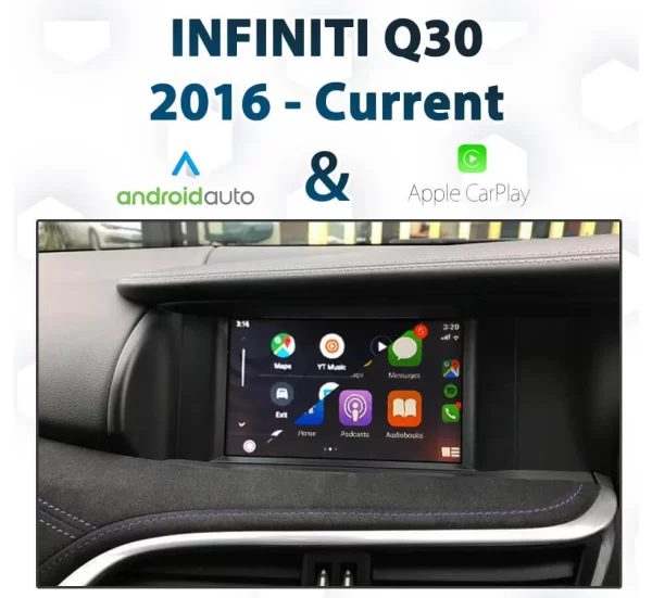 Renault Captur 2013-2018 Apple CarPlay & Android Auto Integration for MediaNAV audio