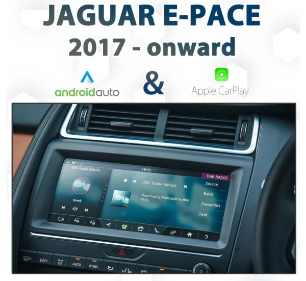 Jaguar E-Pace InControl Touch Apple CarPlay & Android Auto Integration