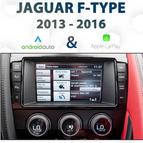 Jaguar F-TYPE 2014-2016 IAM2.1 Audio Integrated Apple CarPlay & Android Auto