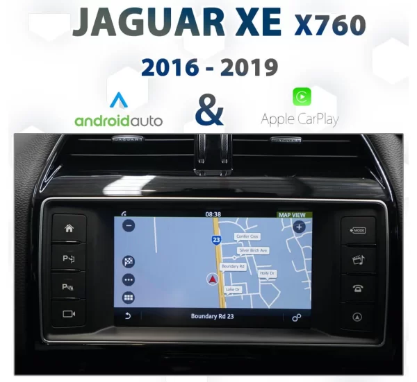 Jaguar XE X760 InControl Touch Apple CarPlay & Android Auto Integration