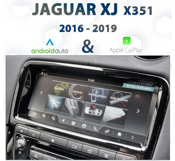 Jaguar XJ / XJR X351 InControl Touch Pro Apple CarPlay & Android Auto Integration