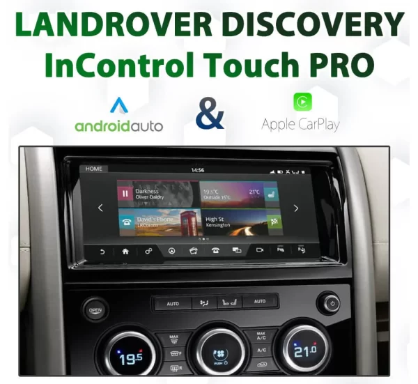Land Rover Discovery 5 – InControl Touch Pro – Android Auto & Apple CarPlay Integration Upgrade Pack