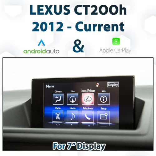 Lexus CT200h [2012+] – Apple CarPlay & Android Auto Integration