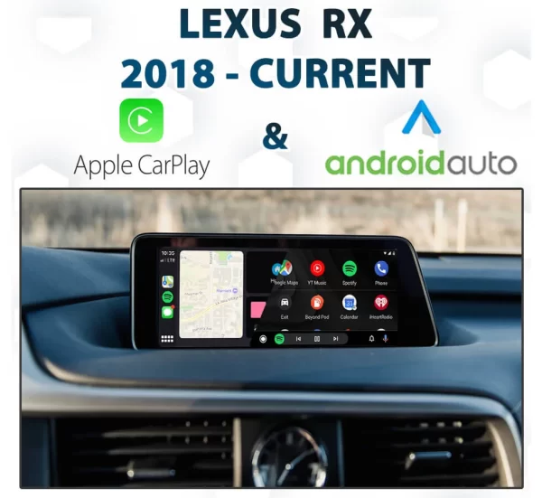 LEXUS RX AL20 from 2016 – Apple CarPlay & Android Auto Integration