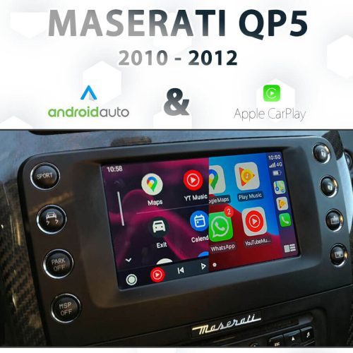Maserati Quattroporte Mk5.5 2010-2012 – Apple CarPlay & Android Auto Integration