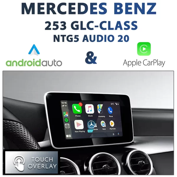 Mercedes Benz C253/X253 GLC-Class [NTG5 AUDIO20] – Touch and Dial control Apple CarPlay & Android Auto Integration