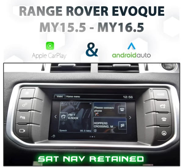 [MY15.5 – 16.5] Range Rover Evoque IAM2 – Apple CarPlay & Android Auto Integration