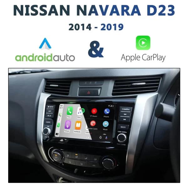 Nissan D23 Navara – Apple CarPlay & Android Auto Integration